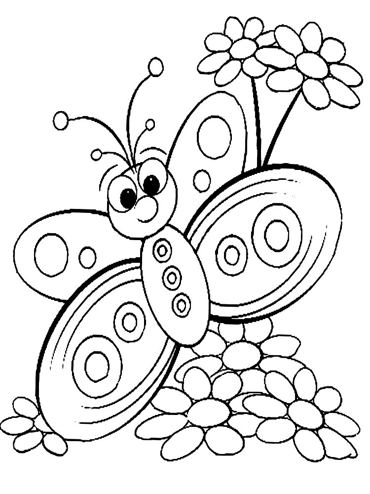 Coloring Book For Toddlers
 Butterfly coloring pages for kids