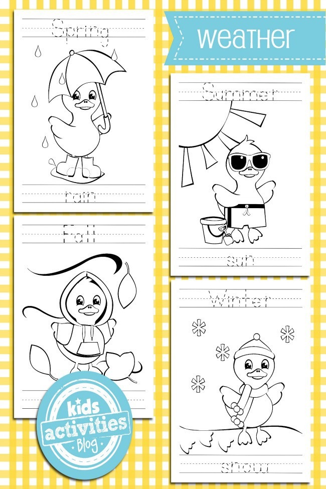 Coloring Book Games For Kids
 Weather Coloring Pages