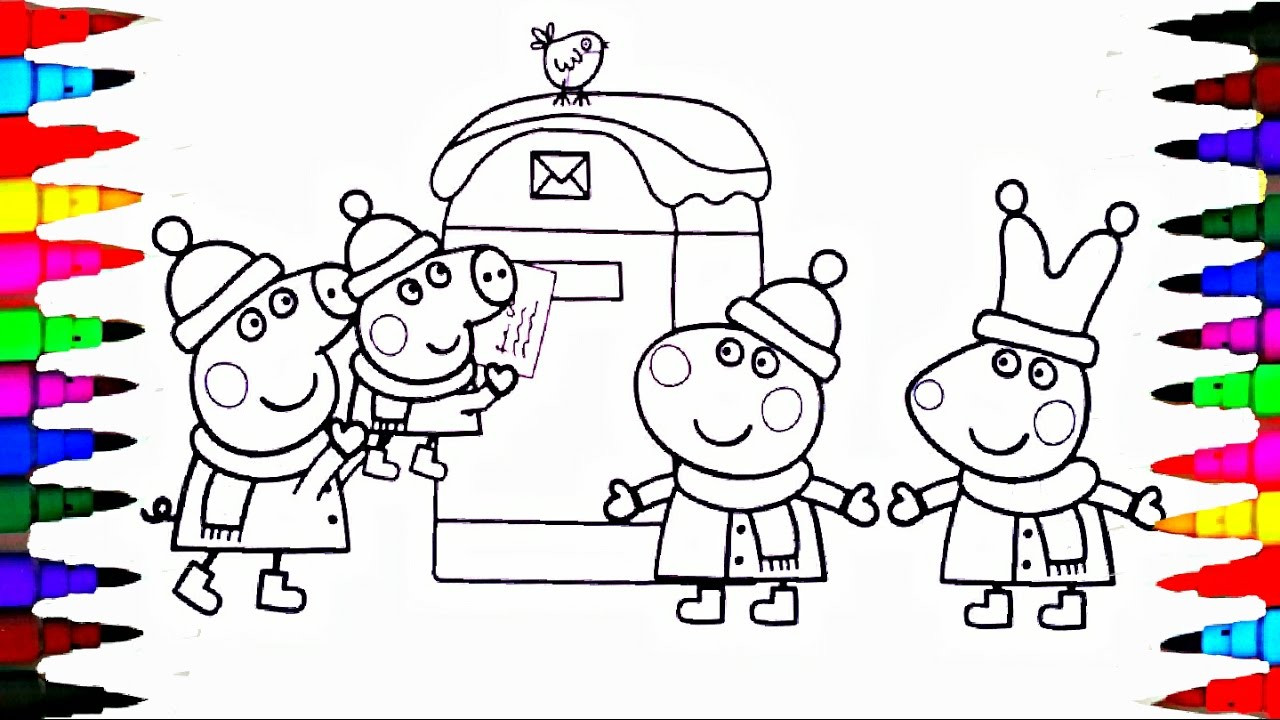Coloring Book Games For Kids
 PEPPA PIG Coloring Book Pages Kids Fun Art Activities