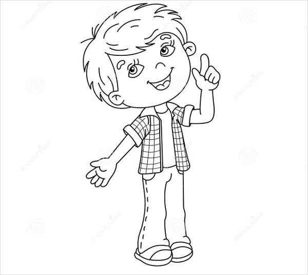 Coloring Book Pages For Boys
 8 Cartoon Coloring Pages JPG AI Illustrator Download