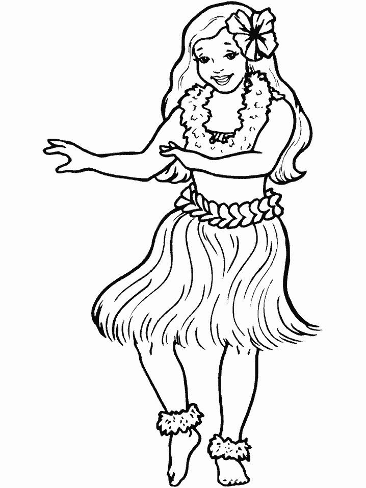 Coloring Book Pages For Girls
 Print coloring page and book Hula People Coloring Pages