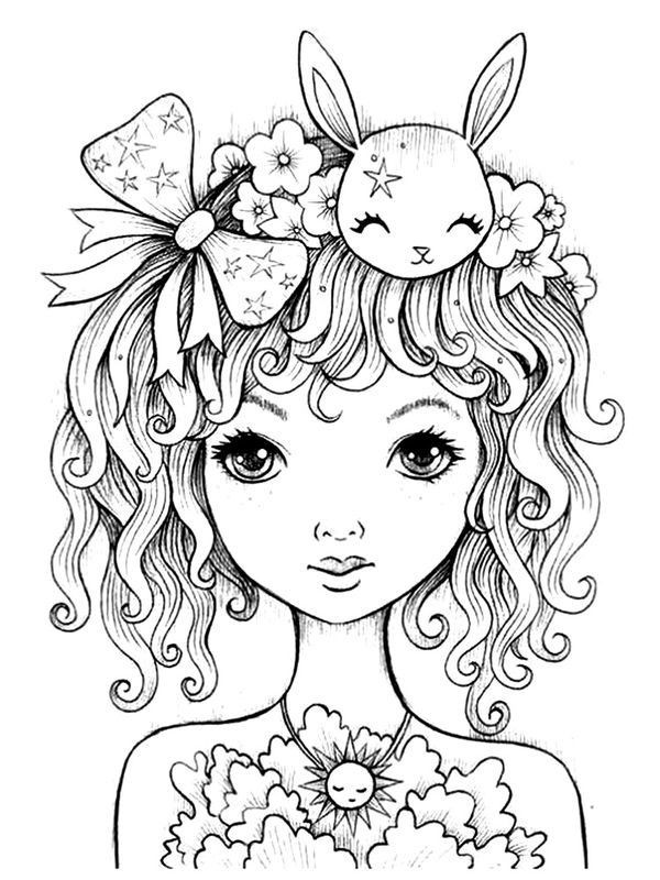 Coloring Book Pages For Girls
 Cute coloring page