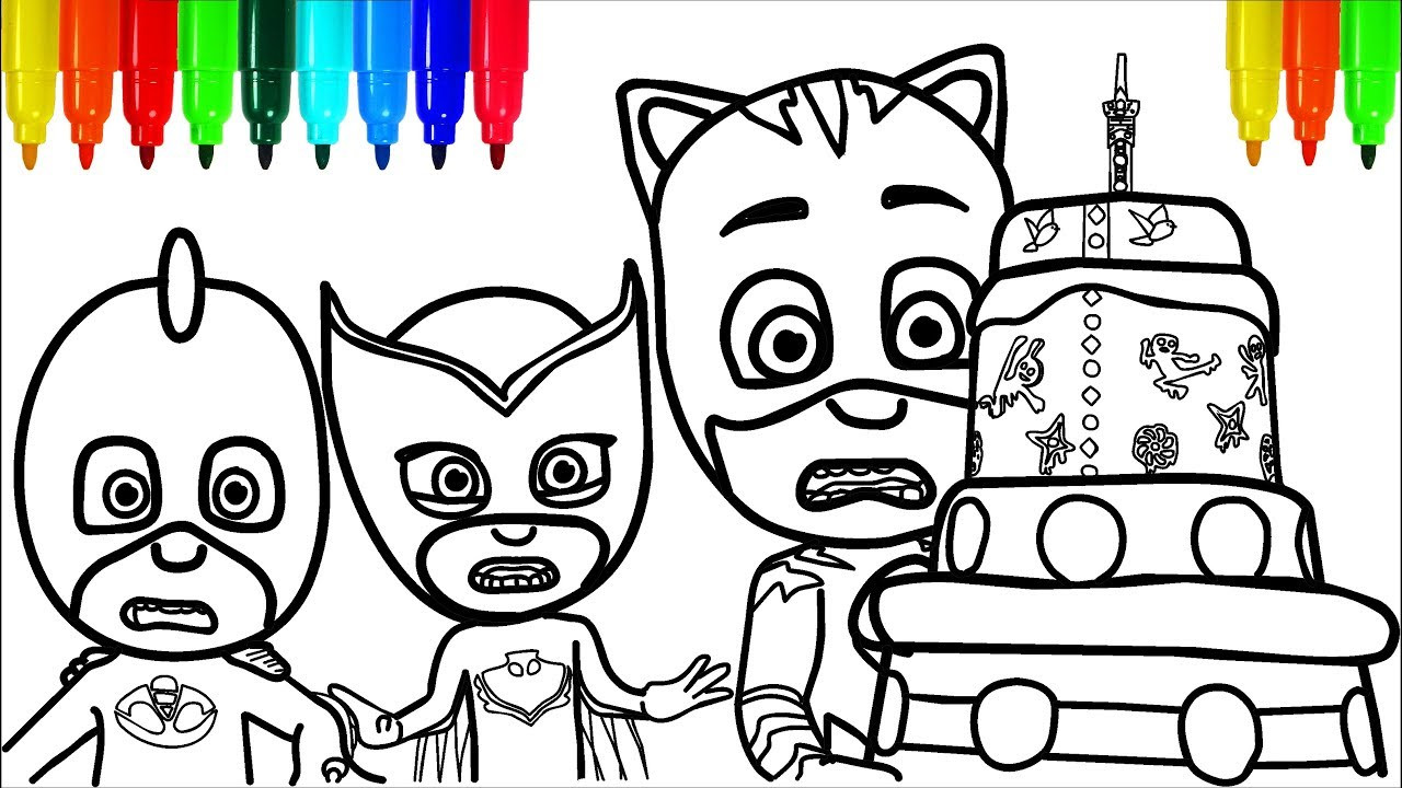 Coloring Book Pages For Toddlers
 PJ Masks Dinosaur Coloring Pages
