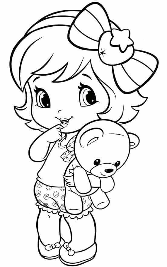 Coloring Book Pages Girls
 Coloring Pages Little Girl