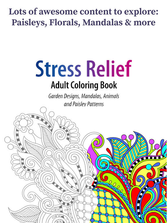 Coloring Books For Adults App
 App Shopper Coloring Book For Adults Paisleys Edition