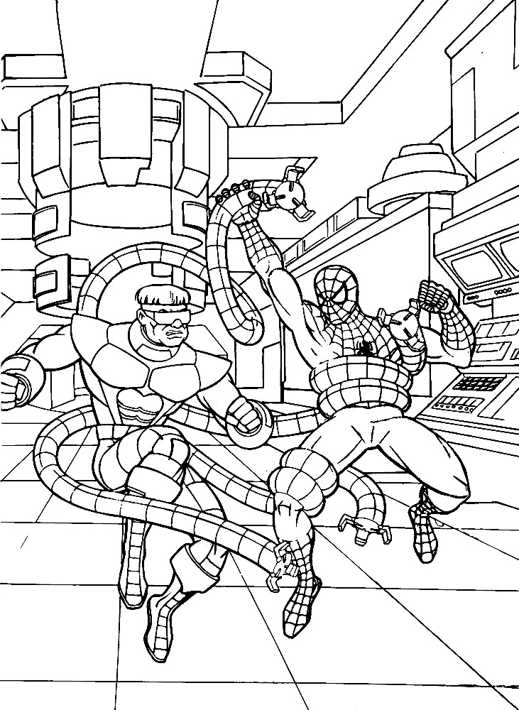 Coloring Books For Boys
 Spiderman coloring page for free print