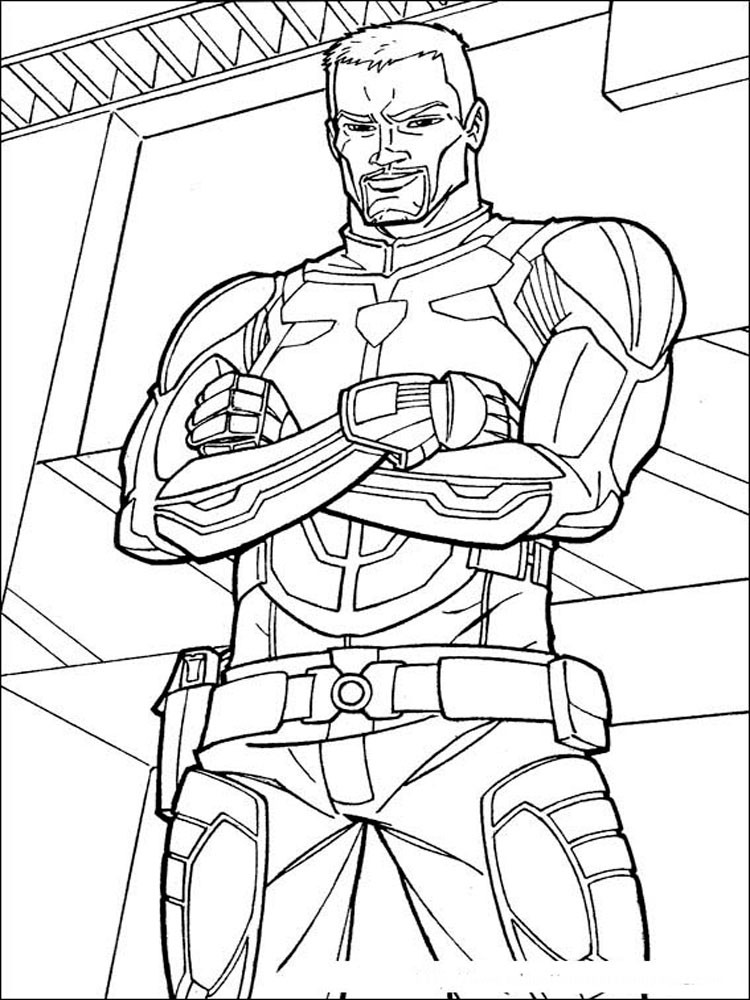 Coloring Books For Boys
 Gi Joe coloring pages Free Printable Gi Joe coloring pages