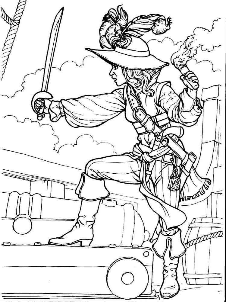 Coloring Books For Boys
 Pirates coloring pages Download and print pirates