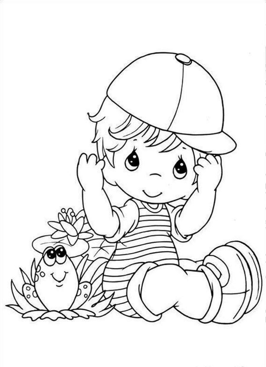 Coloring Books For Boys
 baby boy coloring page 09