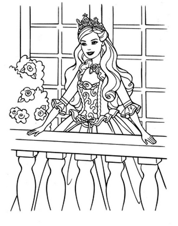 Coloring Books For Kids Free
 Free Printable Barbie Coloring Pages For Kids