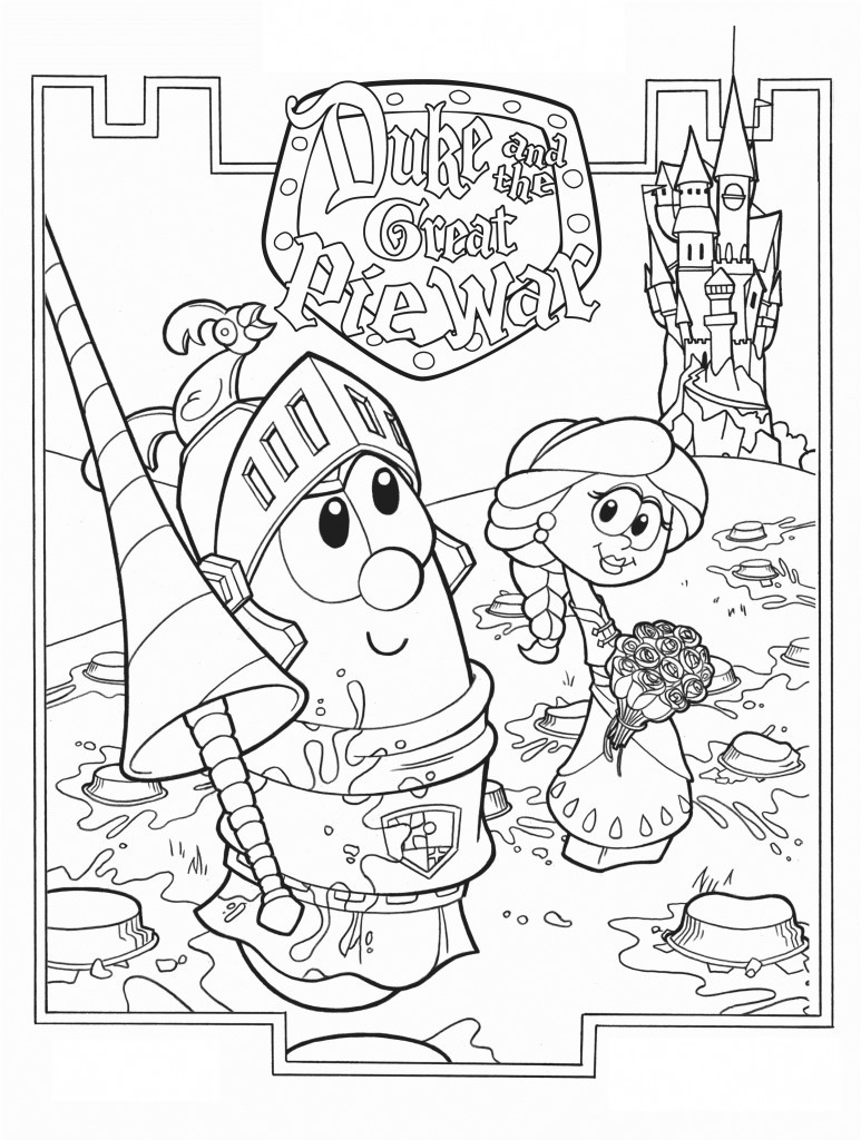 Coloring Books For Kids Free
 Free Printable Veggie Tales Coloring Pages For Kids