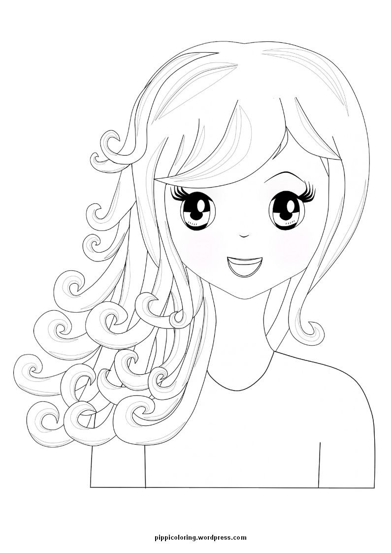 Coloring Books For Little Girls
 Coloring page for spa birthday party Let the girls create