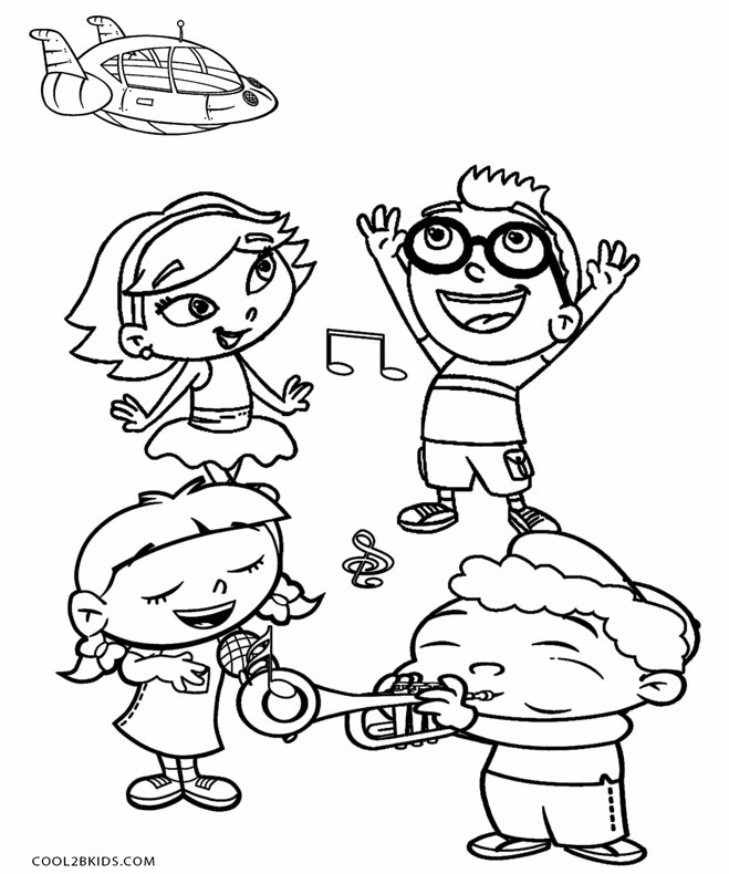 Coloring Books For Little Kids
 Printable Little Einsteins Coloring Pages For Kids
