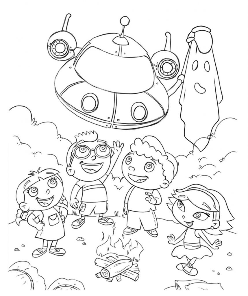 Coloring Books For Little Kids
 Free Printable Little Einsteins Coloring Pages Get ready