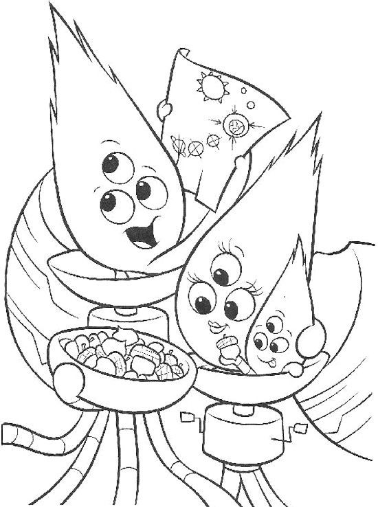Coloring Books For Little Kids
 Family Alien Coloring Page Chicken Little