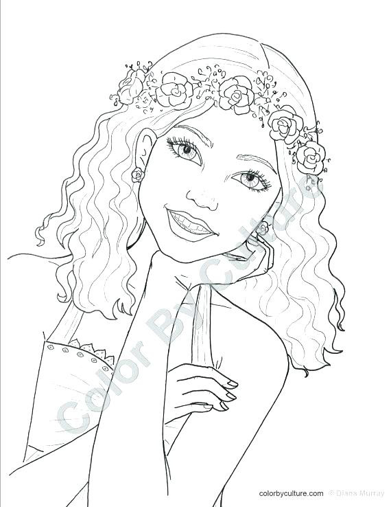 Coloring Books For Teen Girls
 Cool Coloring Pages For Teenage Girls at GetColorings