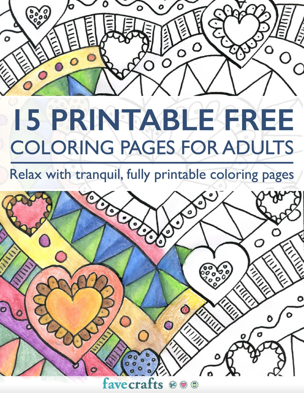 Coloring For Adults Book
 15 Printable Free Coloring Pages for Adults [PDF