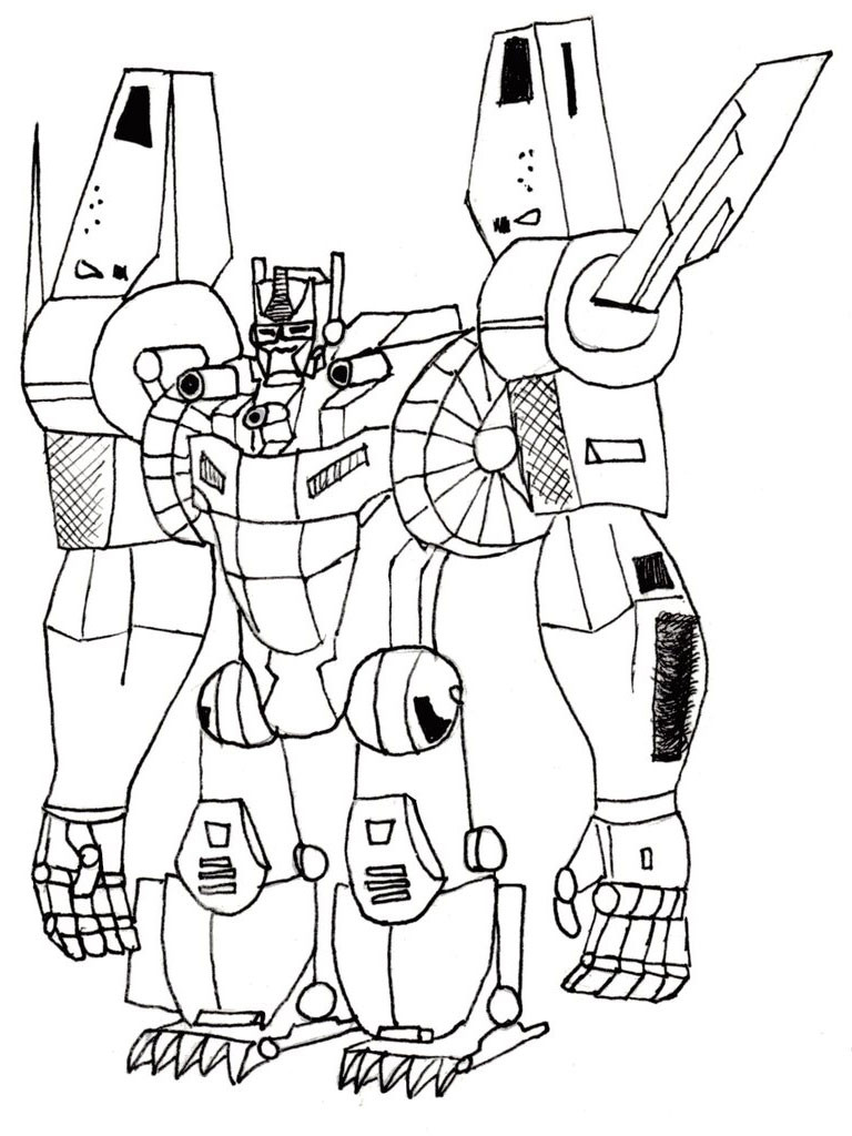 Coloring For Kids
 Free Printable Transformers Coloring Pages For Kids