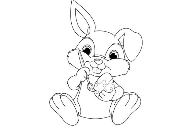 Coloring For Kids
 Bunny egg and chicks colouring sheets for kids MadeForMums