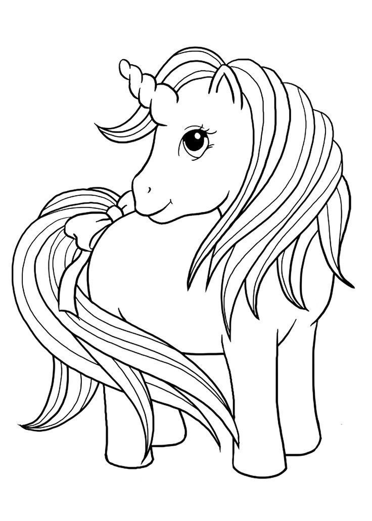 Coloring For Kids Online
 Top 50 Free Printable Unicorn Coloring Pages line