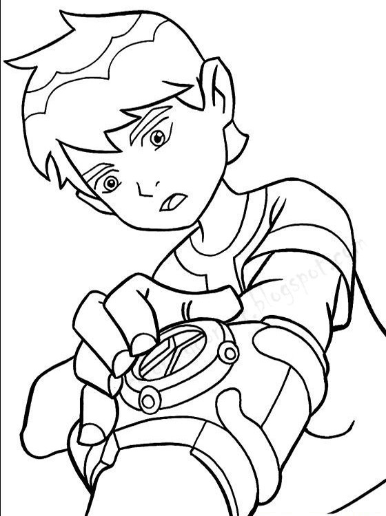 Coloring For Kids Online
 Kids Page Ben 10 Coloring Pages