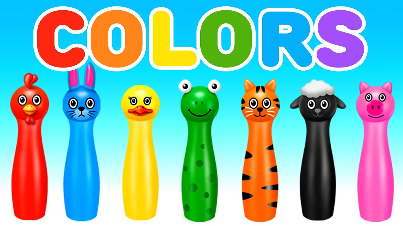 Coloring Game For Kids
 Learn Colors with Colors Bowling Game