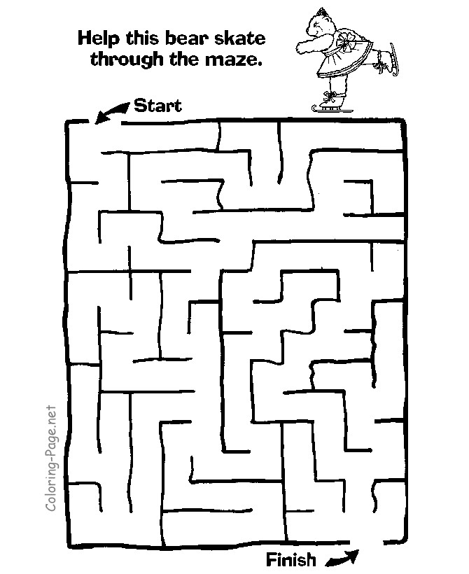 Coloring Game For Kids
 Coloring Pages Mazes Coloring Home