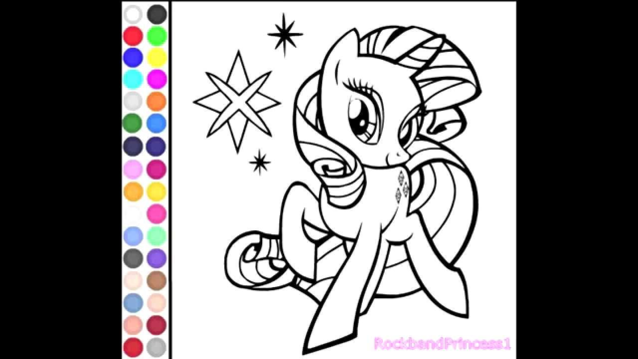 Coloring Game For Kids
 My Little Pony Coloring Games line For Kids Free