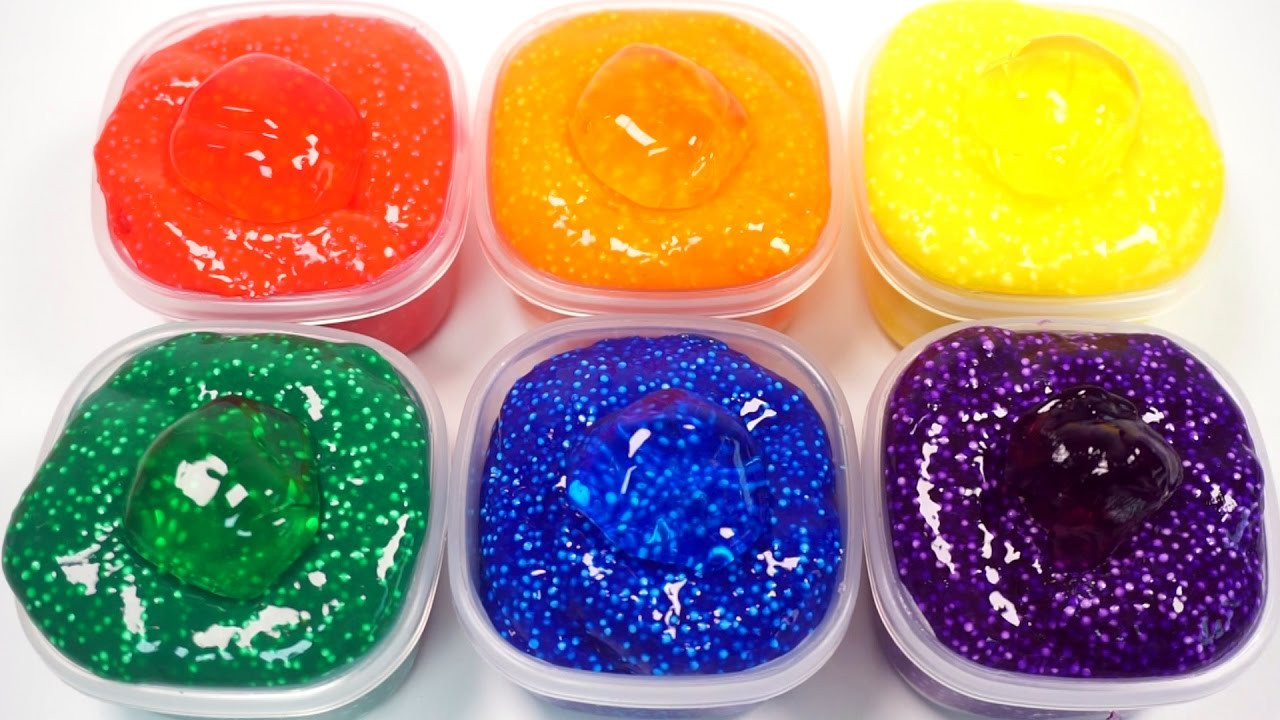 Coloring Ideas For Kids
 How To Make Rainbow Color Foam Jelly Slime For Kids