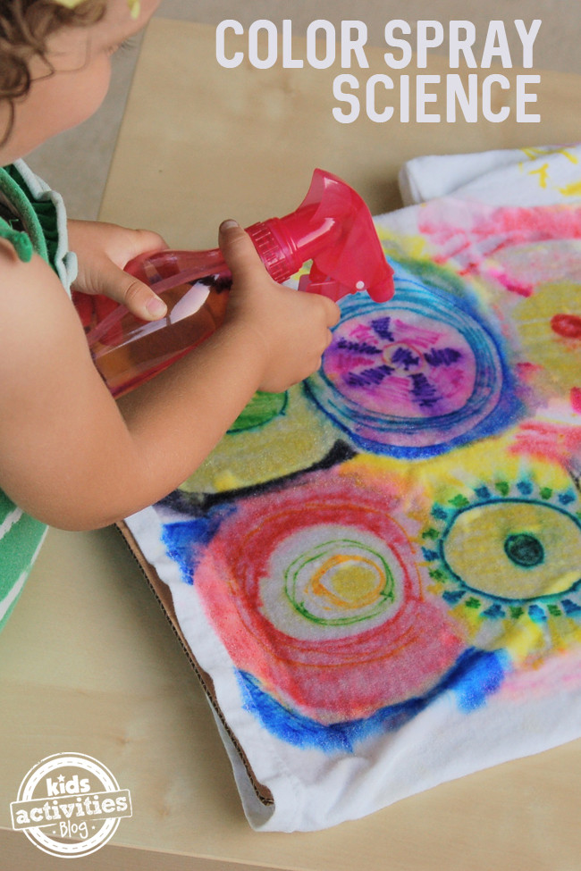 Coloring Ideas For Kids
 Color Spray Science Through Art for Kids Kids Activities