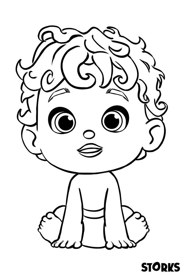 Coloring Pages Baby
 Storks Movie Review and Printable worksheets