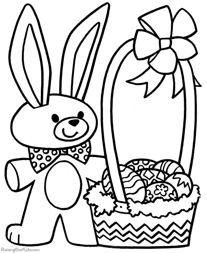 Coloring Pages Easter Printable
 Easter Printable Coloring Pics