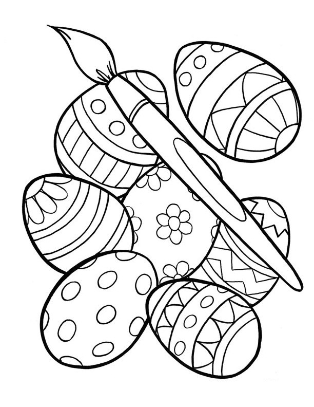 Coloring Pages Easter Printable
 Free Printable Easter Egg Coloring Pages For Kids