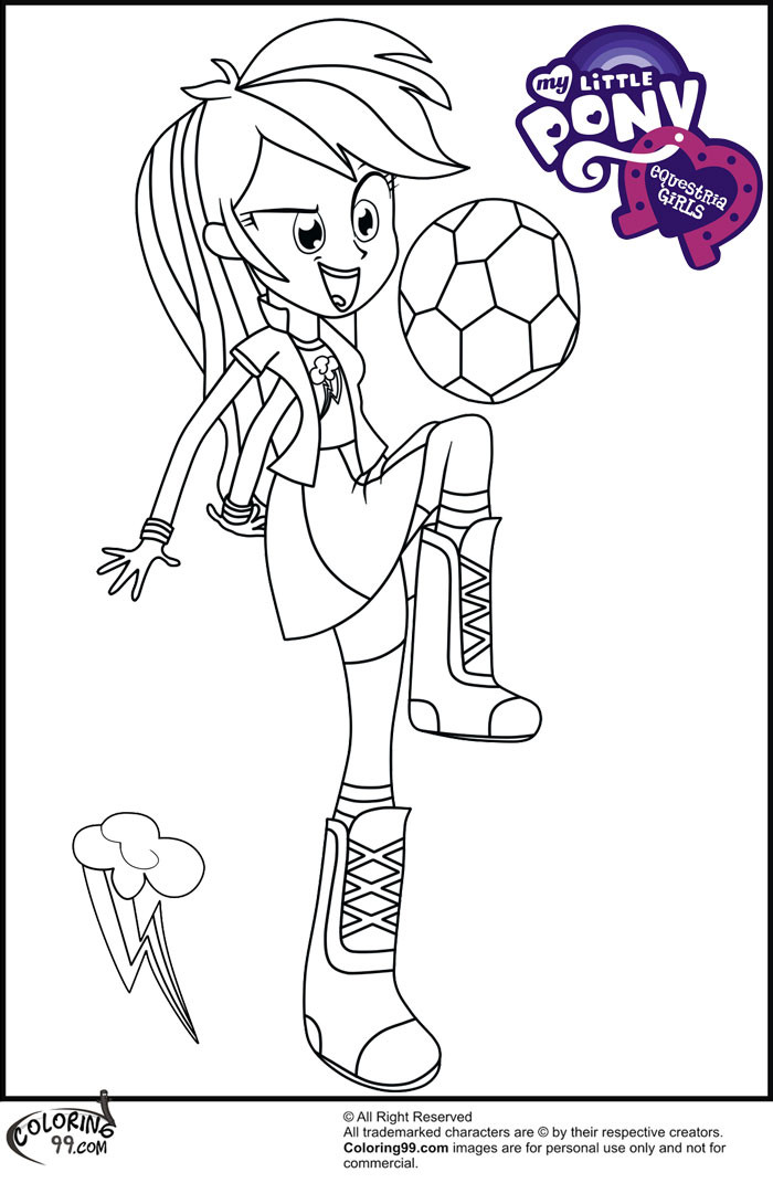 Coloring Pages Equestria Girls
 November 2013
