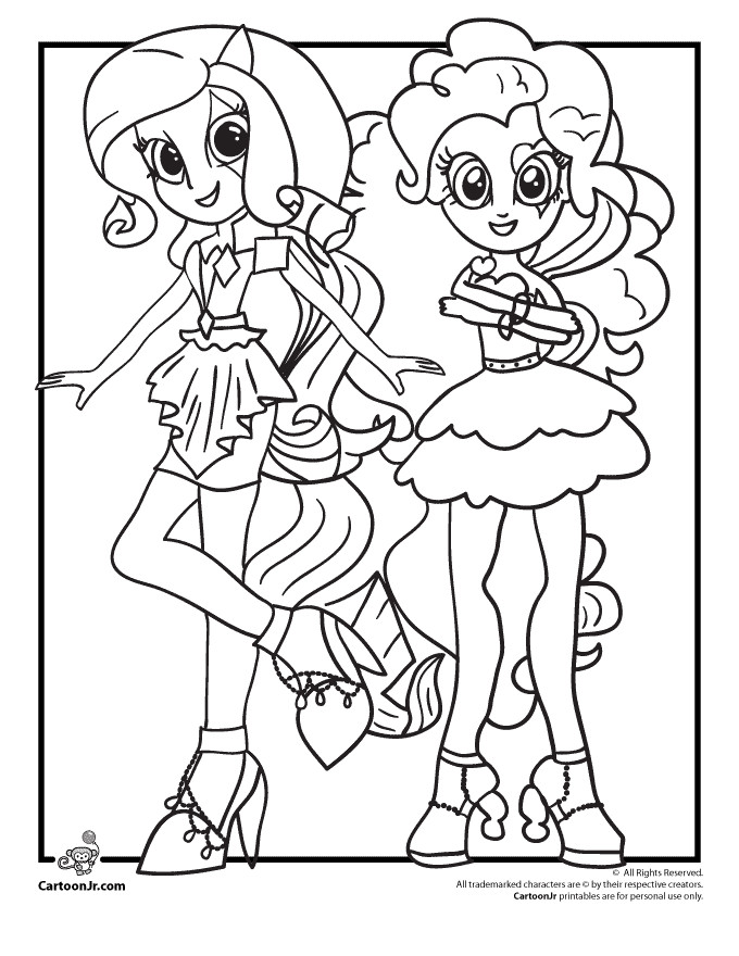 Coloring Pages Equestria Girls
 15 Printable My Little Pony Equestria Girls Coloring Pages