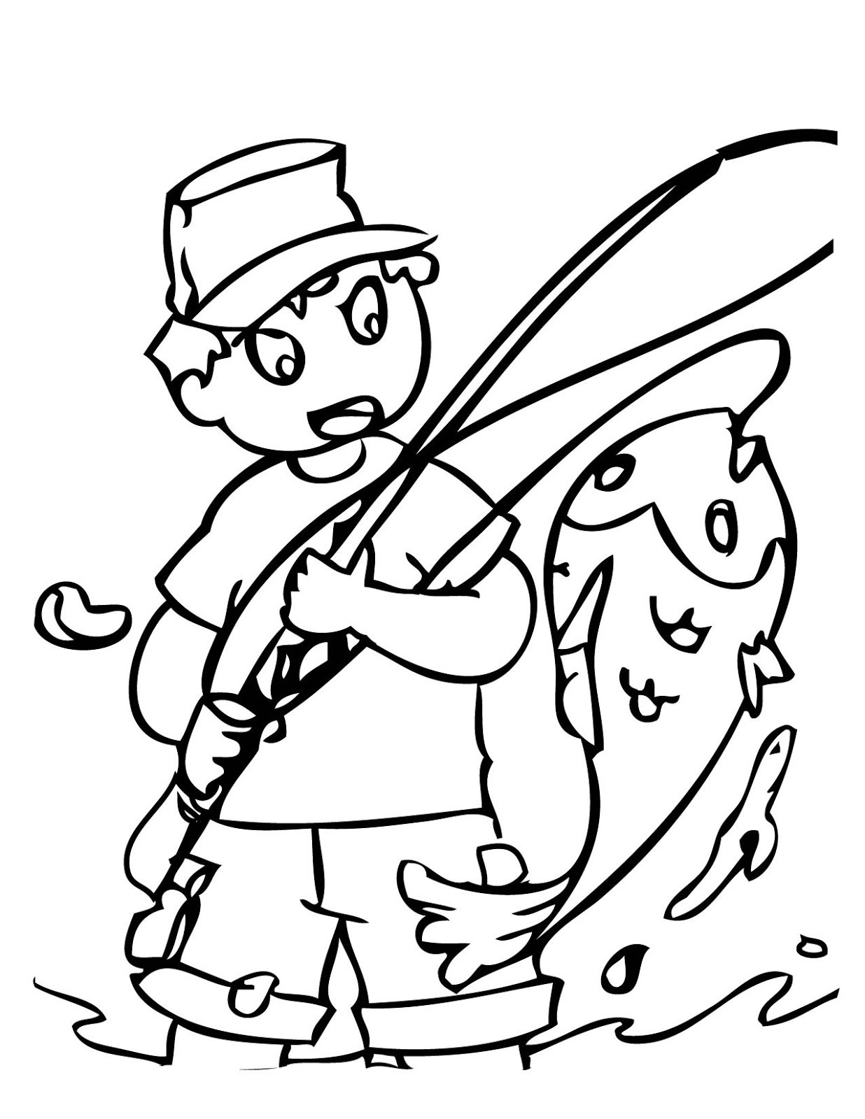 Coloring Pages Fish For Kids
 Moodus Sportsmen s Club