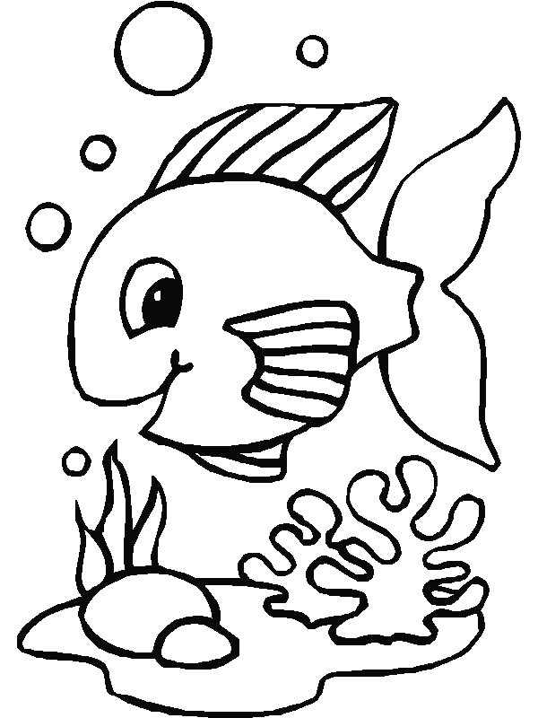 Coloring Pages Fish For Kids
 Kids n fun