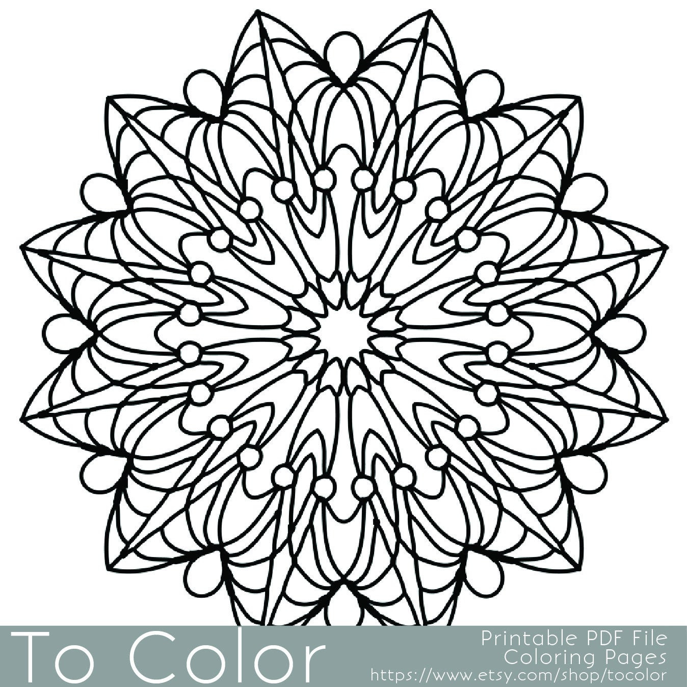 Coloring Pages For Adults Printable Free
 Simple Printable Coloring Pages for Adults Gel Pens Mandala