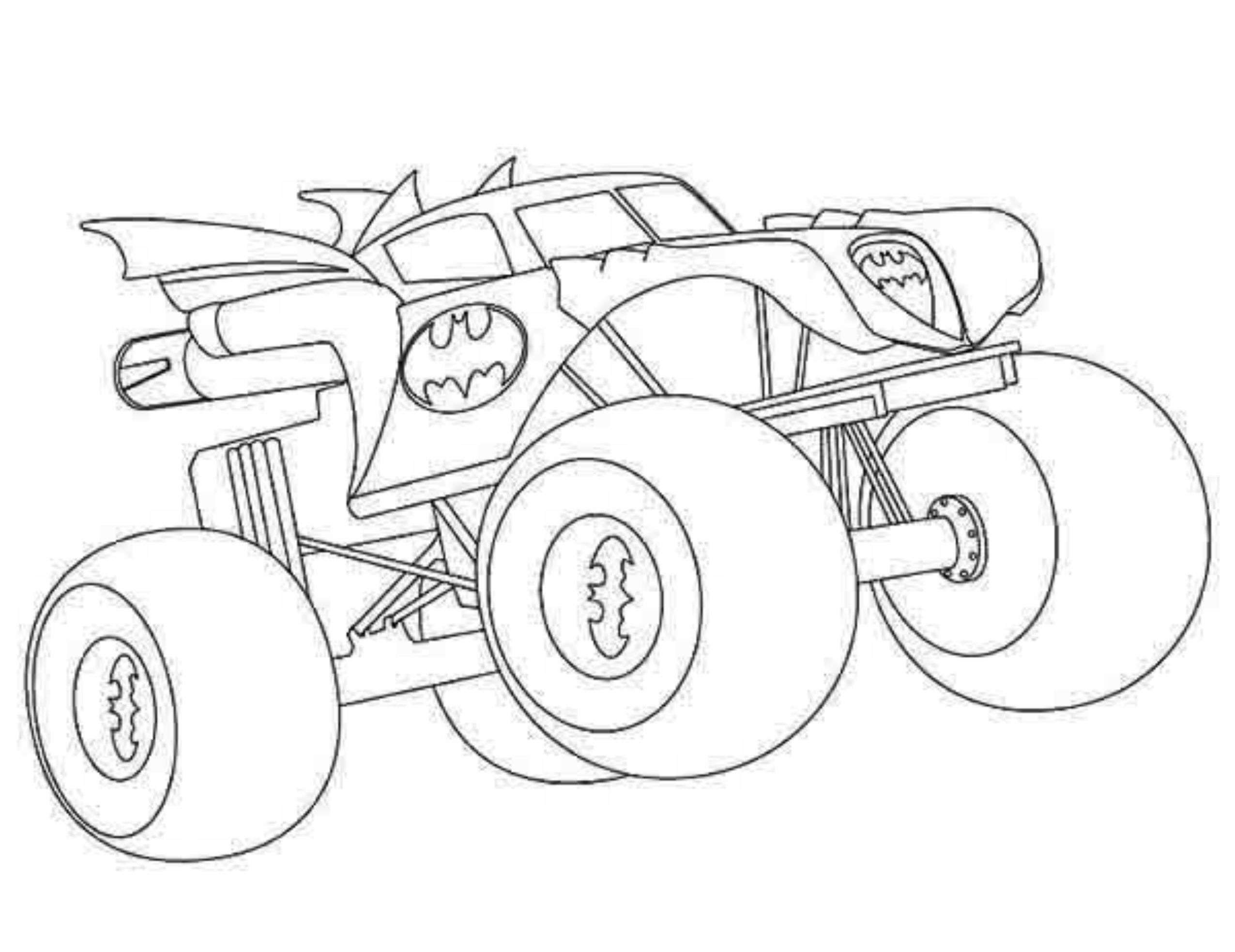 Coloring Pages For Big Kids
 Drawing Monster Truck Coloring Pages with Kids