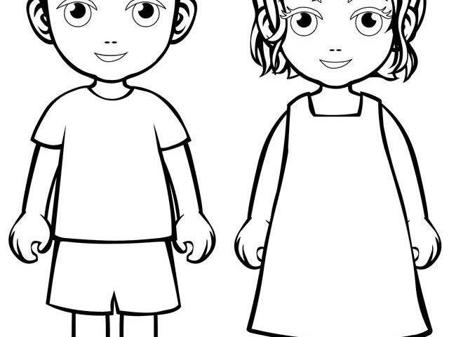 Coloring Pages For Boys And Girls
 Boys And Girls Drawing at GetDrawings