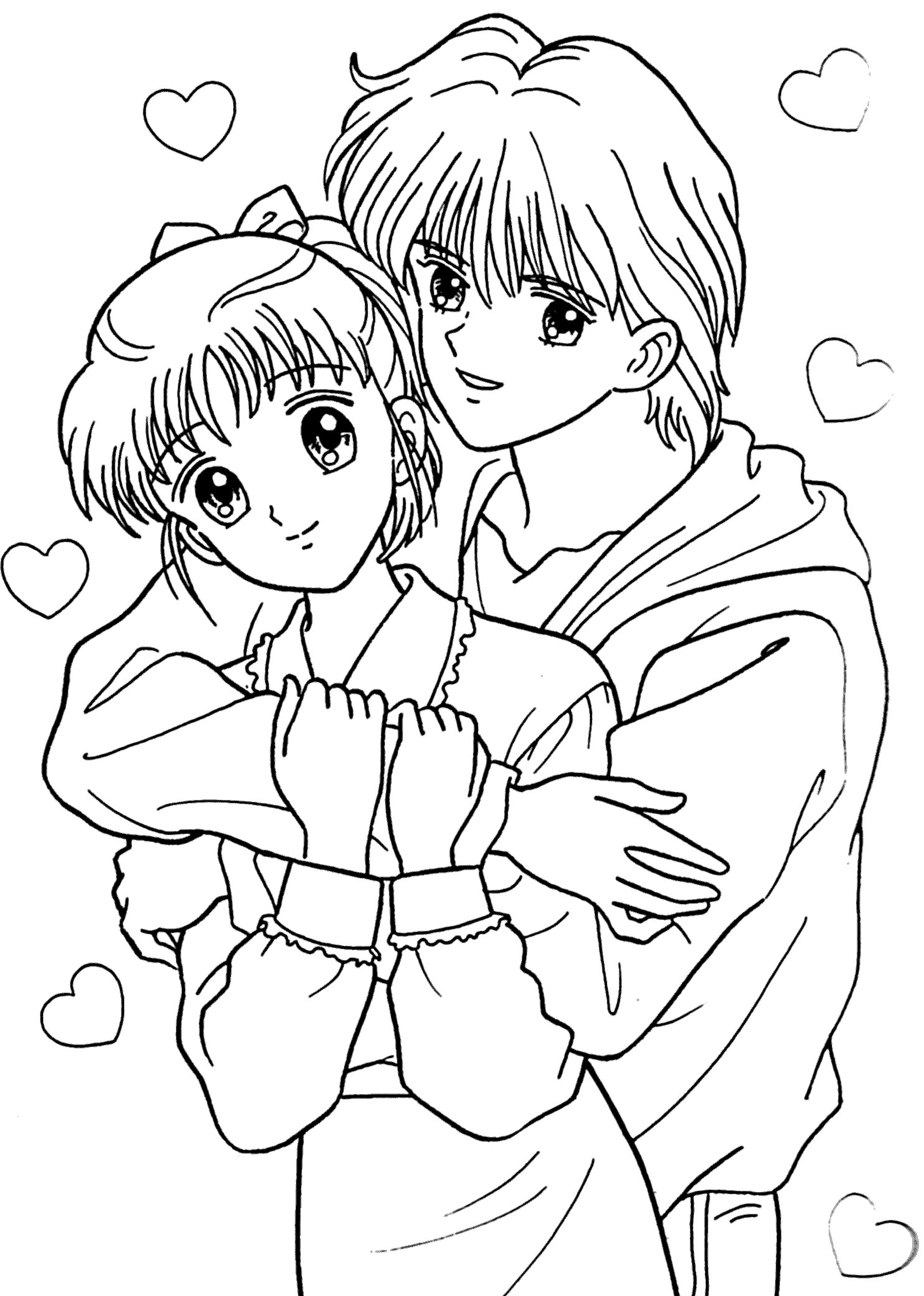 Coloring Pages For Boys And Girls
 Girl Cartoon Characters Coloring Pages Coloring Home