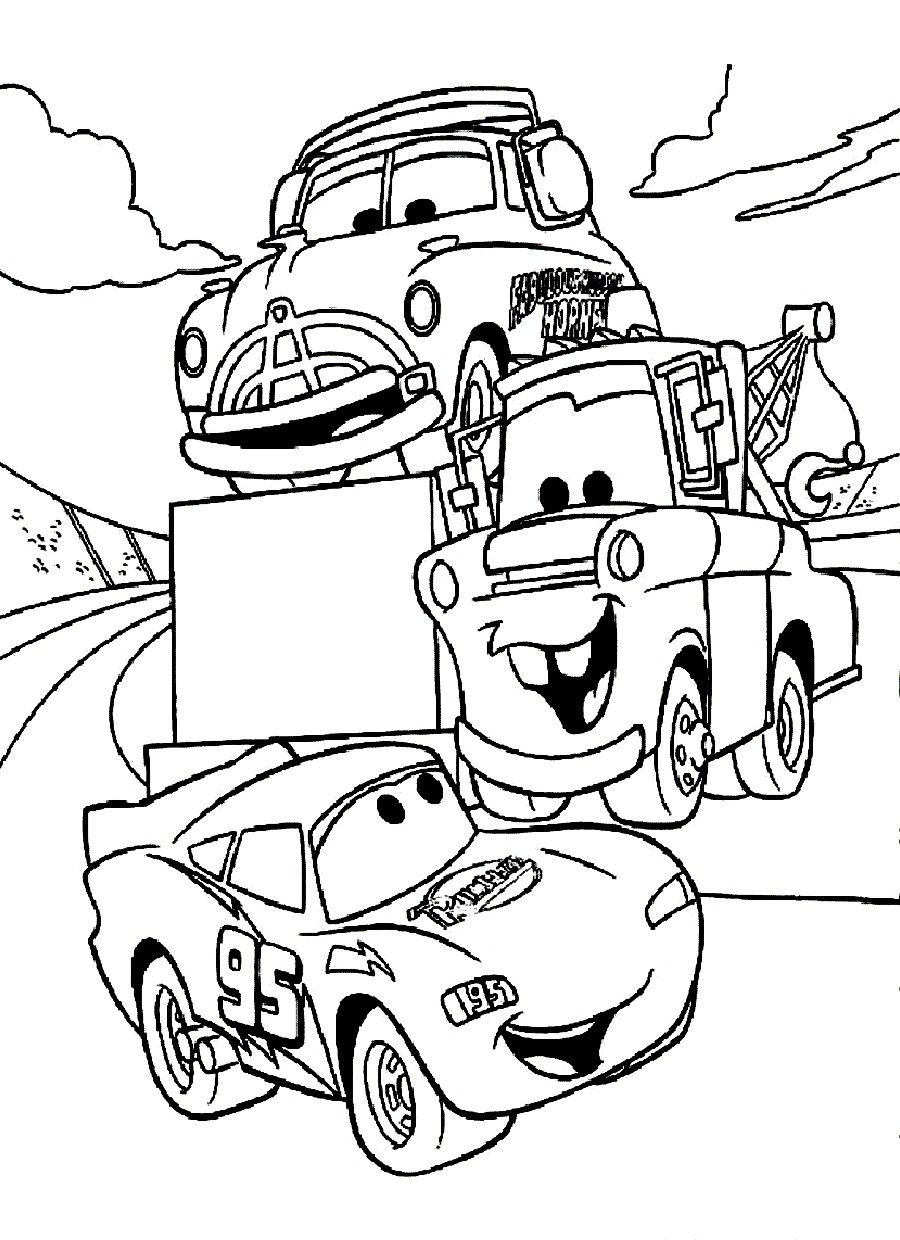 Coloring Pages For Boys Cars
 disney cars coloring pages Free