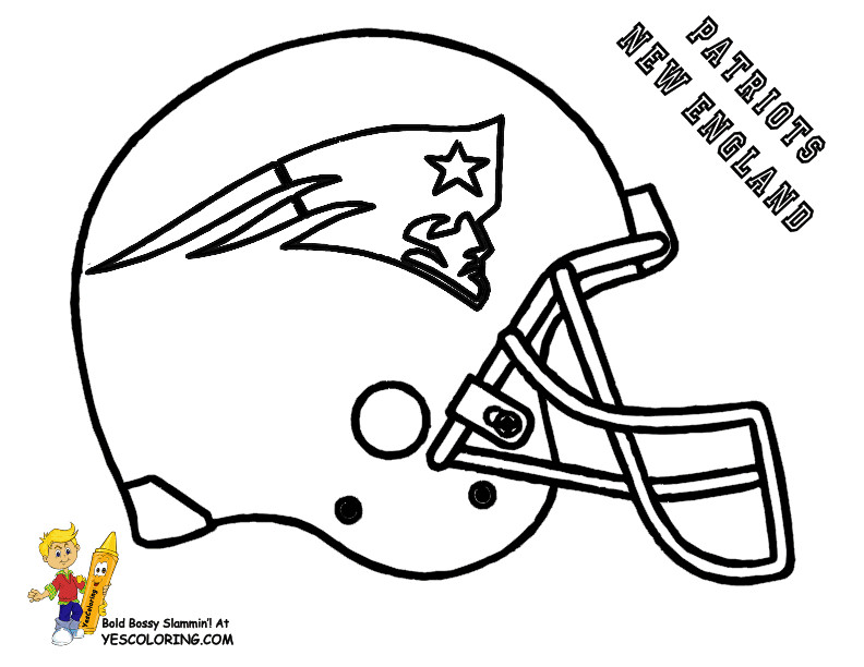 Coloring Pages For Boys Football Teams
 New England Patriots Coloring Pages With Minnie Mouse