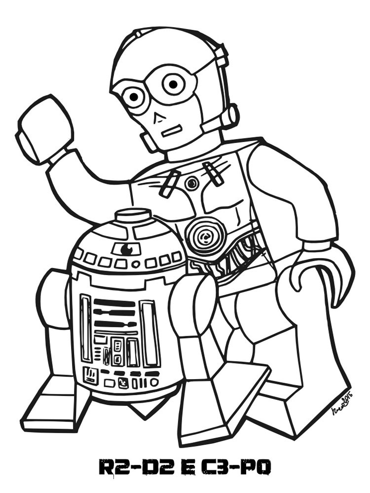 Coloring Pages For Boys Lego
 Lego Star Wars coloring pages Free Printable Lego Star