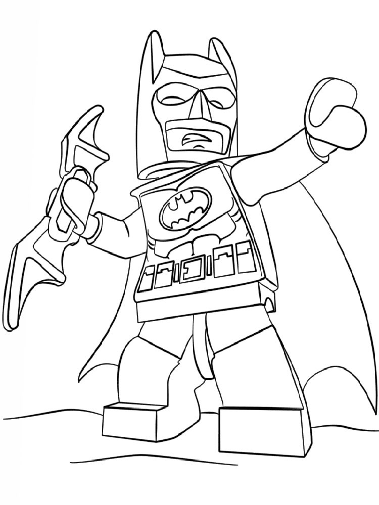 Coloring Pages For Boys Lego
 Lego Batman coloring pages Free Printable Lego Batman