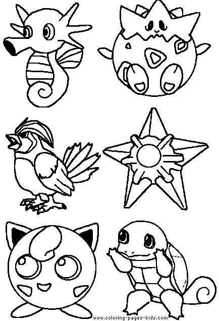 Coloring Pages For Boys Pokemon
 transmissionpress February 2011