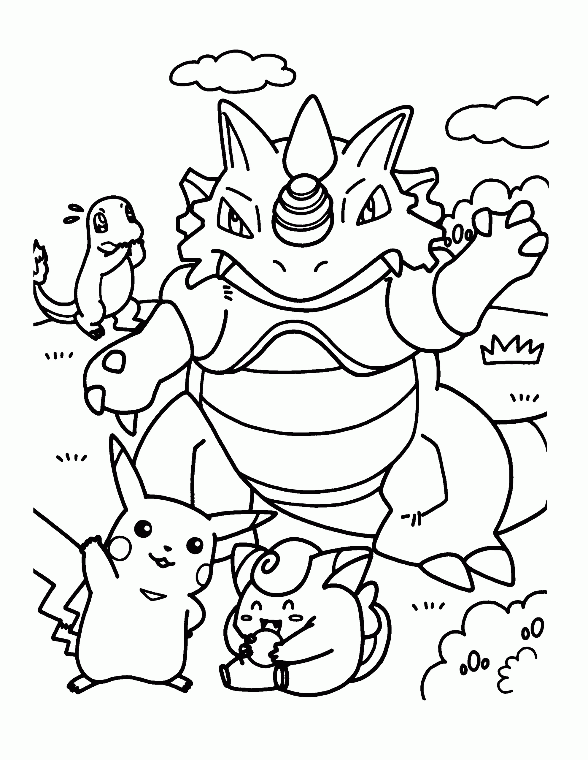 Coloring Pages For Boys Pokemon
 Pokemon Coloring Pages Join your favorite Pokemon on an