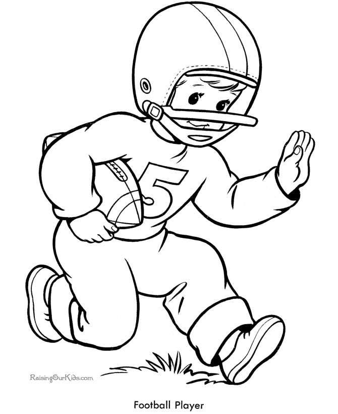 Coloring Pages For Boys Sports
 Football Coloring Pages & Sheets for Kids