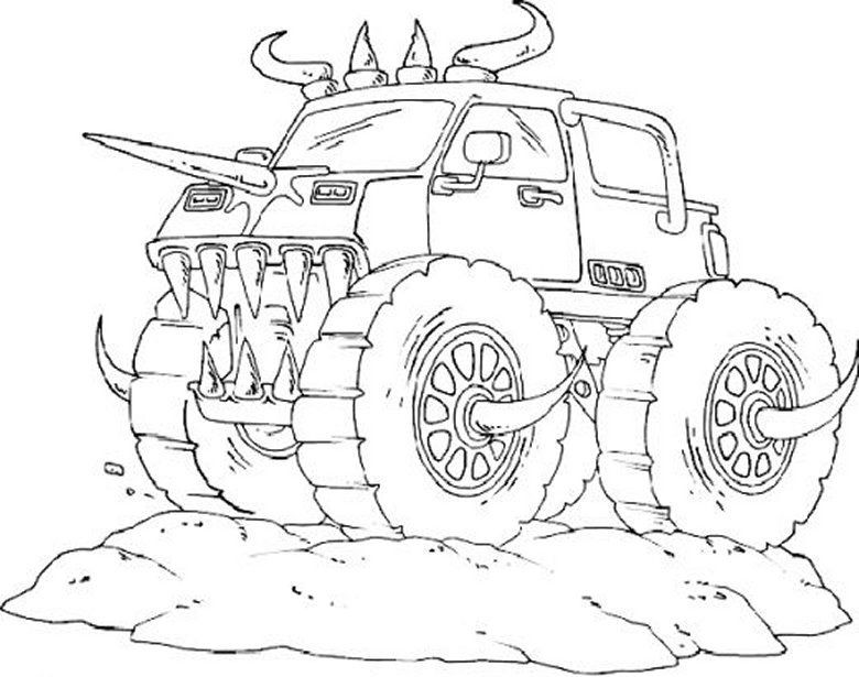 Coloring Pages For Boys Trucks
 monster truck coloring pages for boys