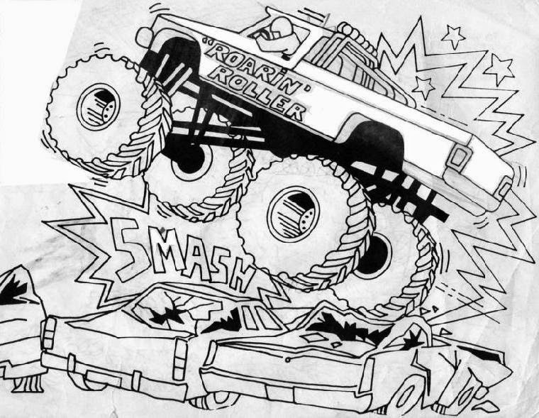 Coloring Pages For Boys Trucks
 Monster Truck Coloring Pages For Boys Free Coloring Pages